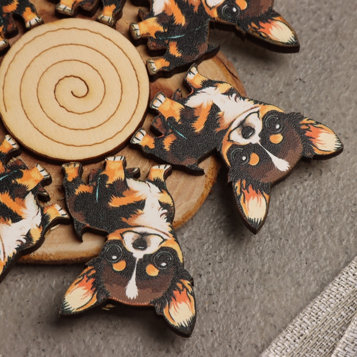 Подставка под горячее Подставка под горячее "Чихуахуа" D=12, можжевельник