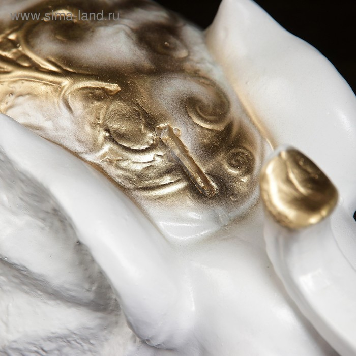 Копилка Копилка "Слон со слонёнком" золотой, 16х33х25см МИКС