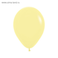 Шар латексный 12" матовый, пастель, набор 100 шт, МИКС