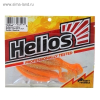 Виброхвост Helios Shaggy Orange & Sparkles, 8.5 см, 5 шт. (HS-16-022)