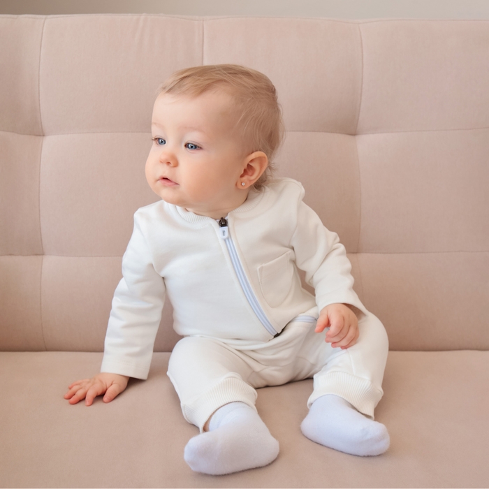 Комбинезон детский MINAKU цвет экрю, рост 56-62 см Комбинезон детский MINAKU цвет экрю, рост 56-62 см