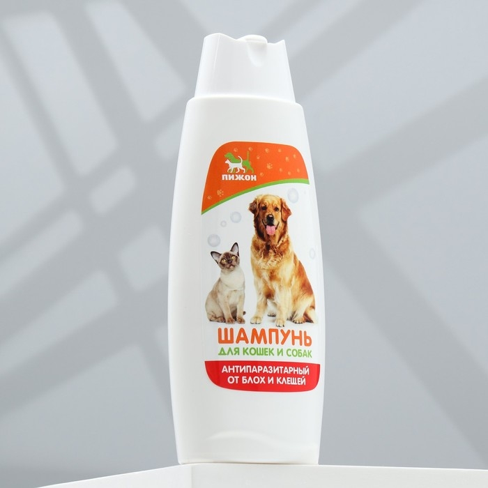 Шампунь  Шампунь "Пижон" антипаразитарный от блох и клещей, для кошек и собак, 250 мл