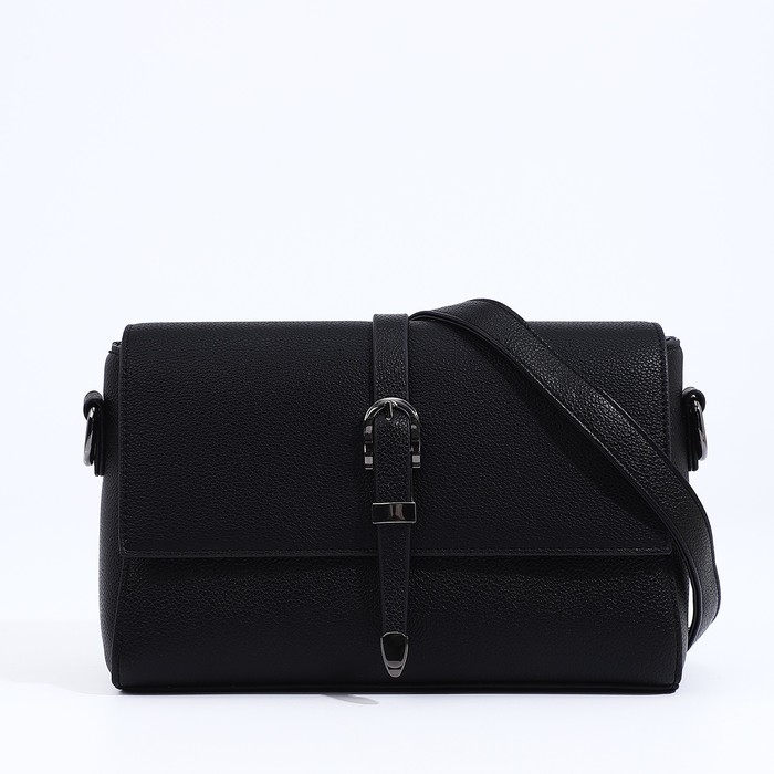 Сумка-мессенджер на магните, цвет чёрный Сумка-мессенджер на магните, цвет чёрный