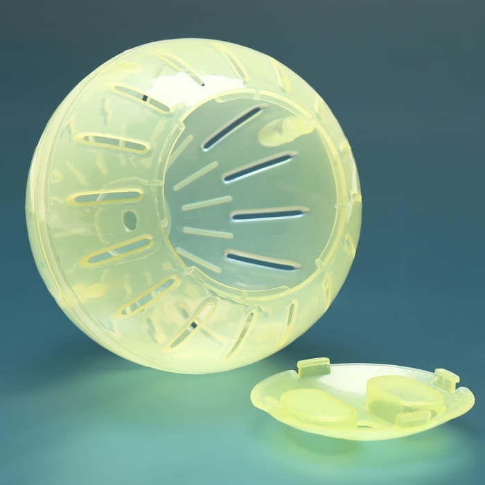 Шар для грызунов 12 см, жёлтый Шар для грызунов 12 см, жёлтый