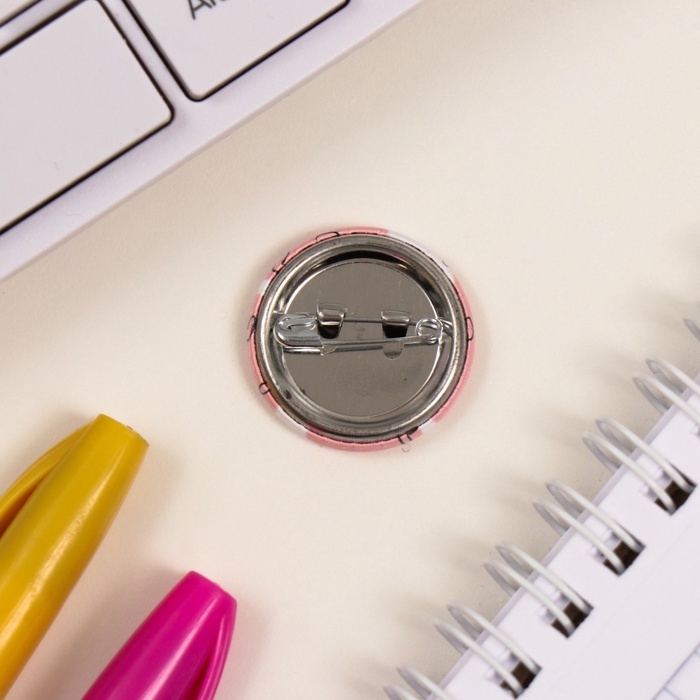 Значки закатные набор 3 шт d=25 мм Значки закатные набор 3 шт d=25 мм "Мимимишность" 7х7 см