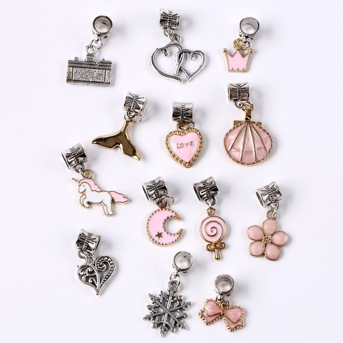 Набор для создания детской бижутерии в шкатулке «Розовые нежности» Набор для создания детской бижутерии в шкатулке «Розовые нежности»