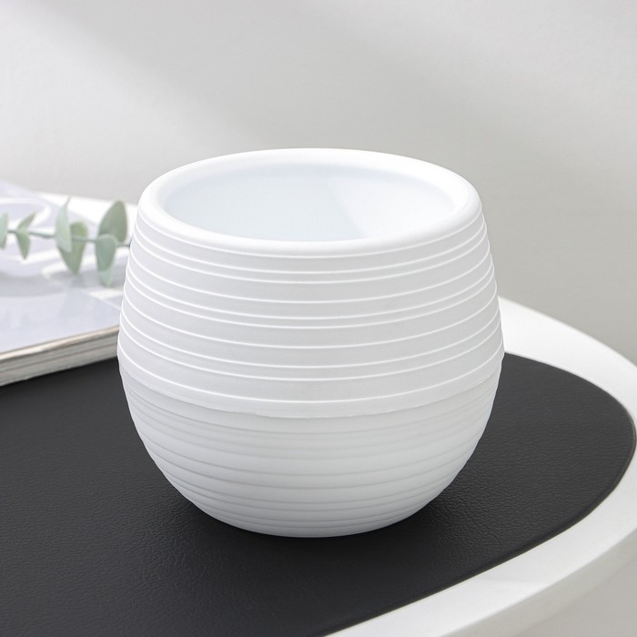 Горшок «Дуэт», 500 мл, цвет белый Горшок «Дуэт», 500 мл, цвет белый