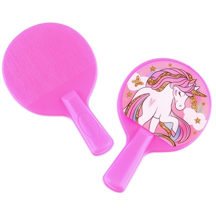 Набор игровой, ракетки 8×12 см и два мячика, Минни Маус, Disney Набор игровой, ракетки 8×12 см и два мячика, Минни Маус, Disney