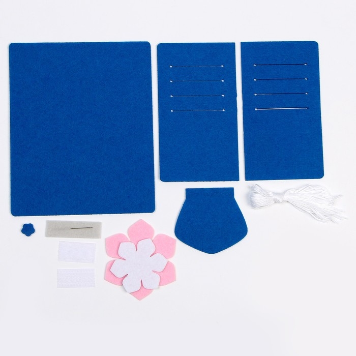 Набор для творчества: декор из фетра и создание кошелька из фетра «Мода» Набор для творчества: декор из фетра и создание кошелька из фетра «Мода»