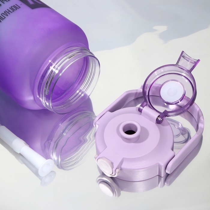 Бутылка для воды с наклейками «Погнали», 2,25 л Бутылка для воды с наклейками «Погнали», 2,25 л