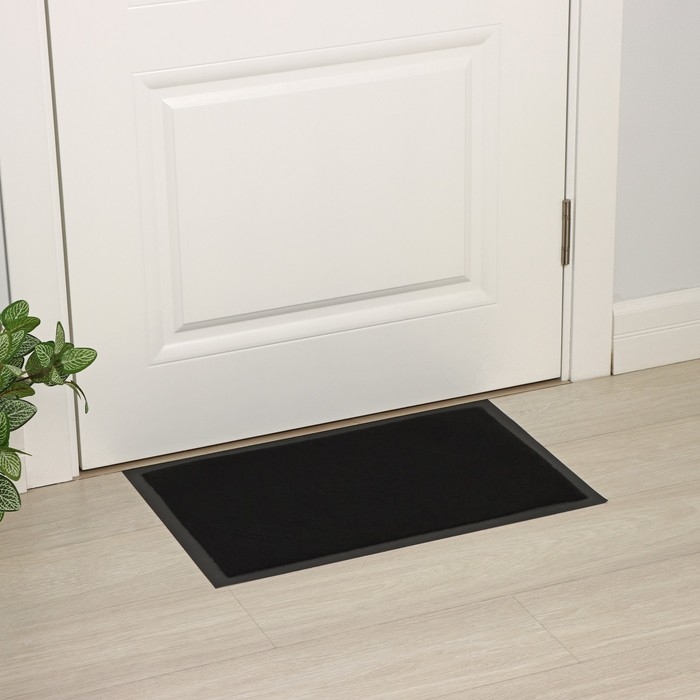 Коврик влаговпитывающий Tuff, 40×60 см, цвет чёрный Коврик влаговпитывающий Tuff, 40×60 см, цвет чёрный