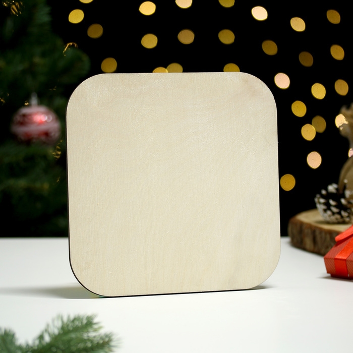 Подставка под горячее  Подставка под горячее "Символ года.Счастья и любви" 19х19 см