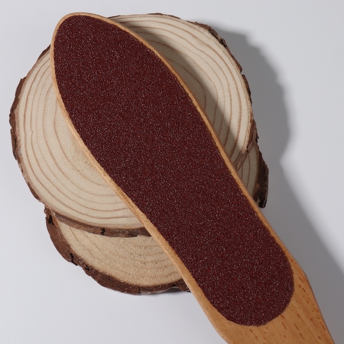 Тёрка для ног, наждачная, двусторонняя, 26,5 см, деревянная Тёрка для ног, наждачная, двусторонняя, 26,5 см, деревянная