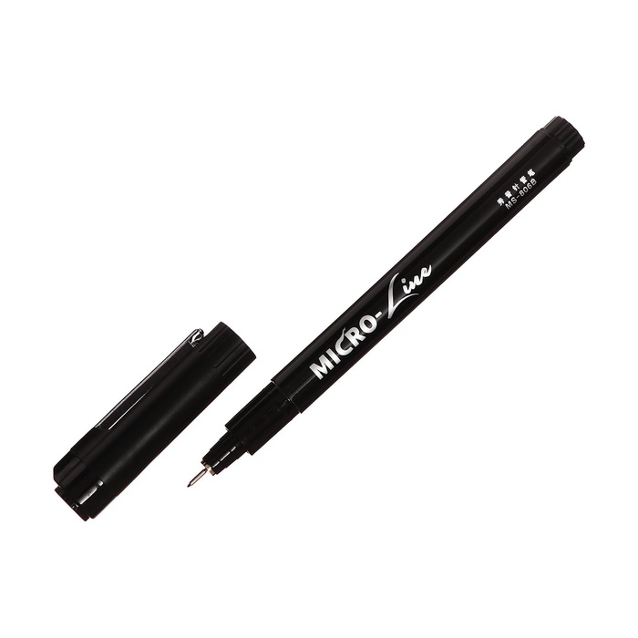 Маркер профессиональный линер черный, тонкая линия, 0.2мм Маркер профессиональный линер черный, тонкая линия, 0.2мм