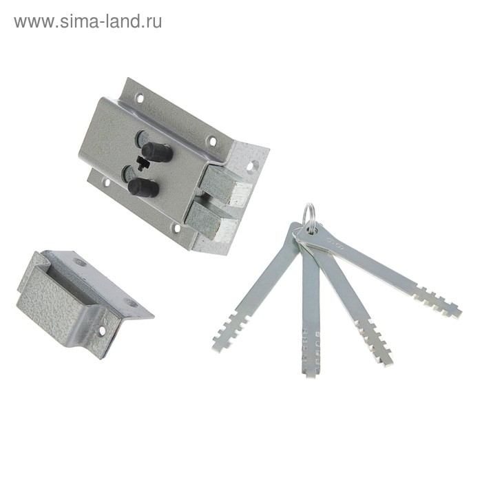 Замок накладной Замок накладной "КОМАЗ" прямого хода, реечный