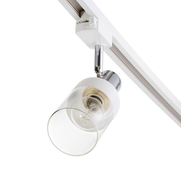 Светильник трековый Светильник трековый "Анабель" Е14 40Вт белый 16х8х18см