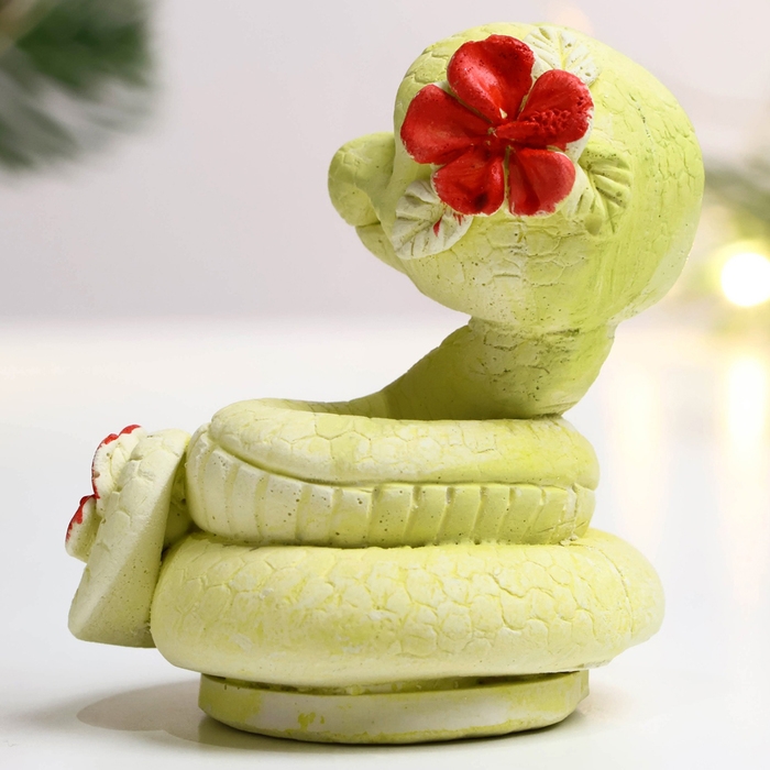 Новый год. Символ 2025. Фигура Новый год. Символ 2025. Фигура "Змея Гая" лимонная, 6х6см