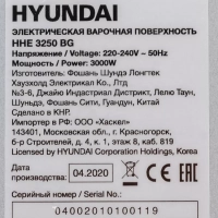 Варочная поверхность HHE 3250 BG черный