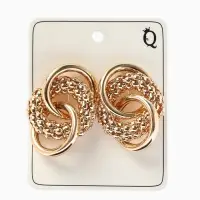 Серьги металл &laquo;Конго-кольца&raquo;, цвет золото