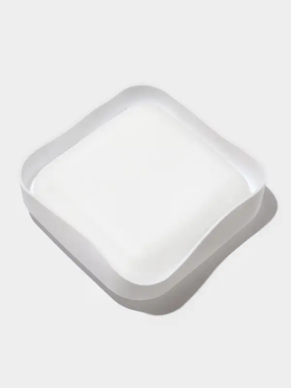 Форма для муссовых десертов и выпечки KONFINETTA &laquo;Квадро&raquo;, силикон, 18.5&times;5 см, белая