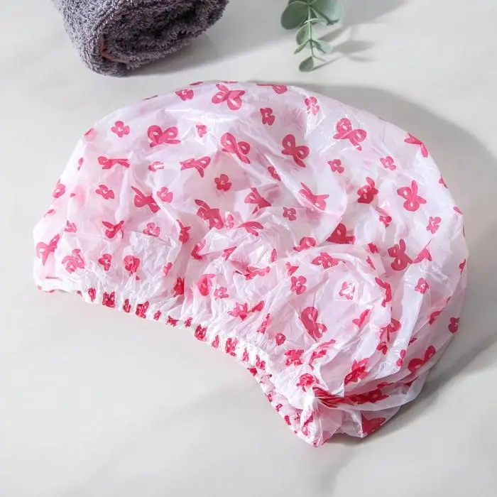 Шапочка для душа Доляна, цвет МИКС Шапочка для душа Доляна, цвет МИКС