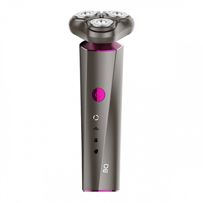 Электробритва BQ SV1007, 5 Вт, роторная, 3 головки, сухое/влажное бритьё, от АКБ, серая Электробритва BQ SV1007, 5 Вт, роторная, 3 головки, сухое/влажное бритьё, от АКБ, серая