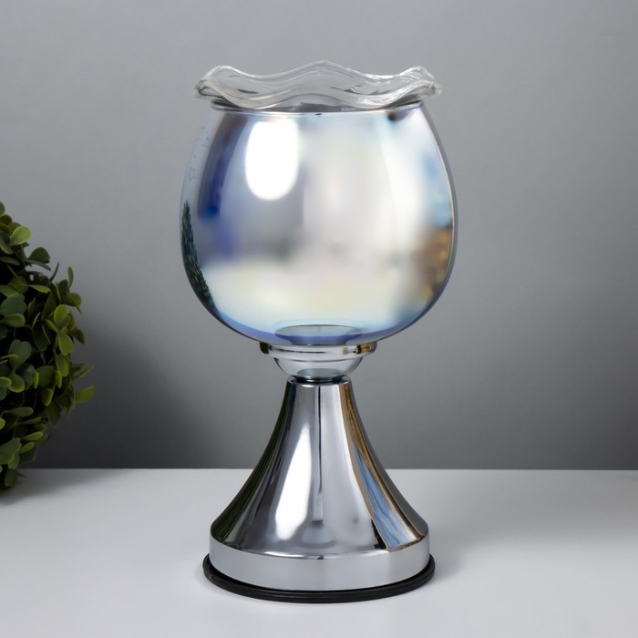 Аромасветильник сенсорный Аромасветильник сенсорный "Ночка" G9 40Вт хром 10х10х20 см RISALUX