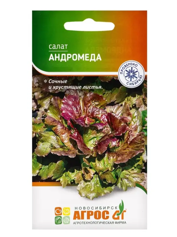 Семена Салат Семена Салат"Андромеда"0.3г* лист