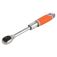 Рукоятка трещоточная телескопическая 1/4" DR 72T 165-215мм
