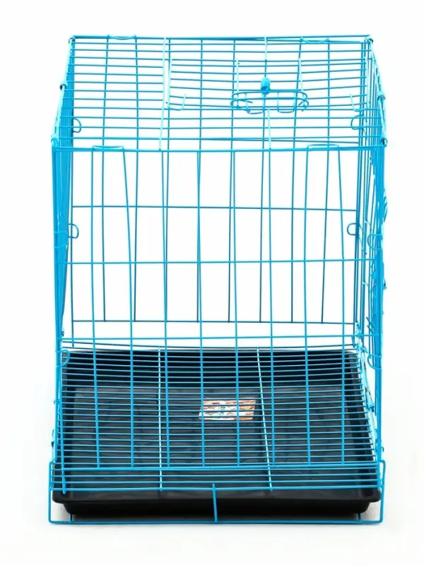 Клетка для собак 51&times;35&times;41 см, голубая