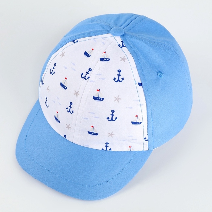 Кепка детская для мальчика «Моряк», р-р. 48-50 Кепка детская для мальчика «Моряк», р-р. 48-50