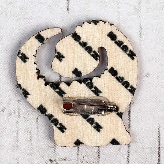 Деревянный значок «Диплодок» Деревянный значок «Диплодок»