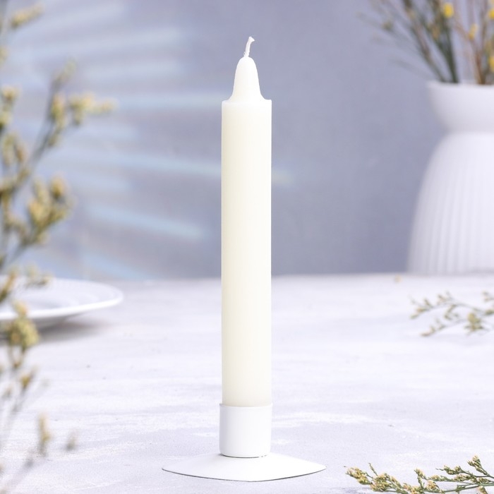 Набор свечей хозяйственных, 2,2х15,5 см, 6 ч, 60 г, 4 штуки Набор свечей хозяйственных, 2,2х15,5 см, 6 ч, 60 г, 4 штуки