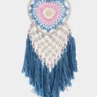 Ловец снов &laquo;Голубое сердце&raquo;, 17&times;50 см