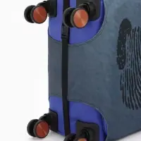 Чехол для чемодана &laquo;Кот&raquo;, 24", синий