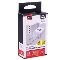 USB сетевое зарядное устройство AVS 4 порта UT-732 (QC 3.0, PD Type C, 3A )