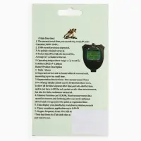 Секундомер ТА 299/2100, 8.2&times;6.5&times;2 см, 99 отсечек, обратный отсчёт, будильник, часы, календарь