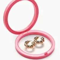 Подставка для украшений &laquo;QF. Круг&raquo;, 11&times;11&times;4.5 см, розовая