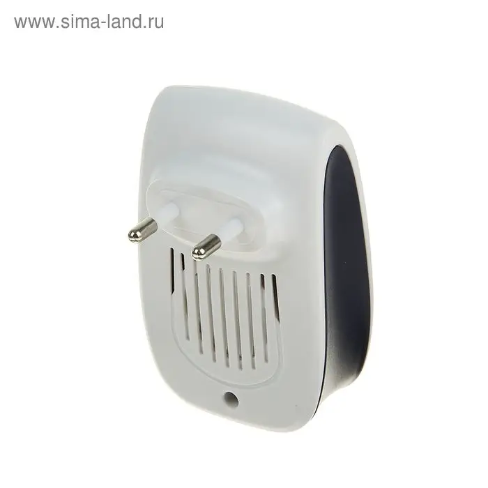 Отпугиватель насекомых и грызунов Luazon LRI-08, ультразвуковой, 70 м&sup2;, 220 В, белый