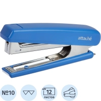 Степлер ATTACHE 8209 (N10) до 12 лист. синий антистеп