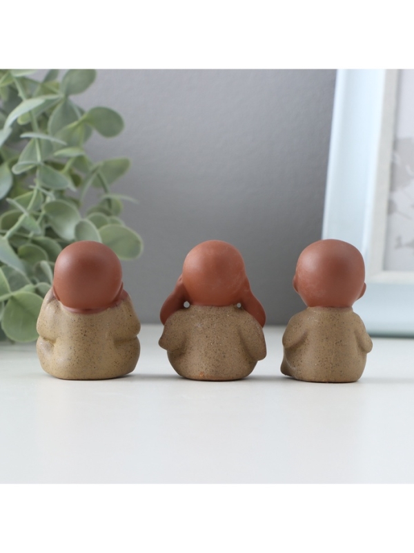 Набор фигурок Набор фигурок "Не вижу, не слышу, не говорю" (9115917,9115918,9115919)