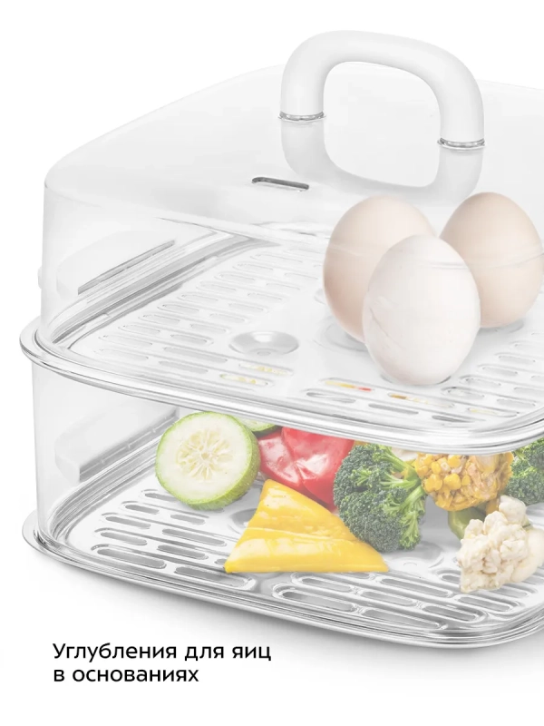 Пароварка электрическая с таймером КТ-6484 - 1000 Вт Пароварка электрическая с таймером КТ-6484 - 1000 Вт