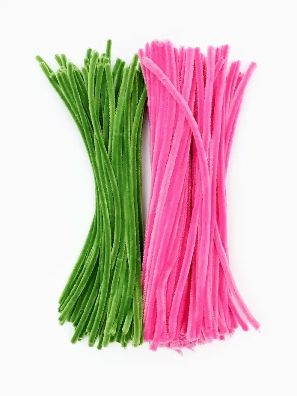 Набор для творчества цветы из пушистой проволоки букет, тюльпаны