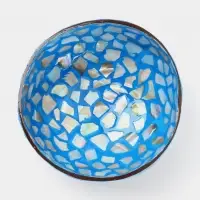 Чаша &laquo;Мозаика&raquo;, 14&times;14&times;6 см, кокос &plusmn; 1 см