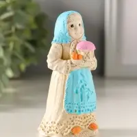 Фигурка гипс &laquo;Баба пасхальная&raquo;, 9&times;4 см