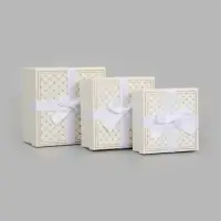 Набор подарочных коробок 3 в 1, 19&times;19&times;9.5 см, 17&times;17&times;8 см, 15&times;15&times;6.5 см