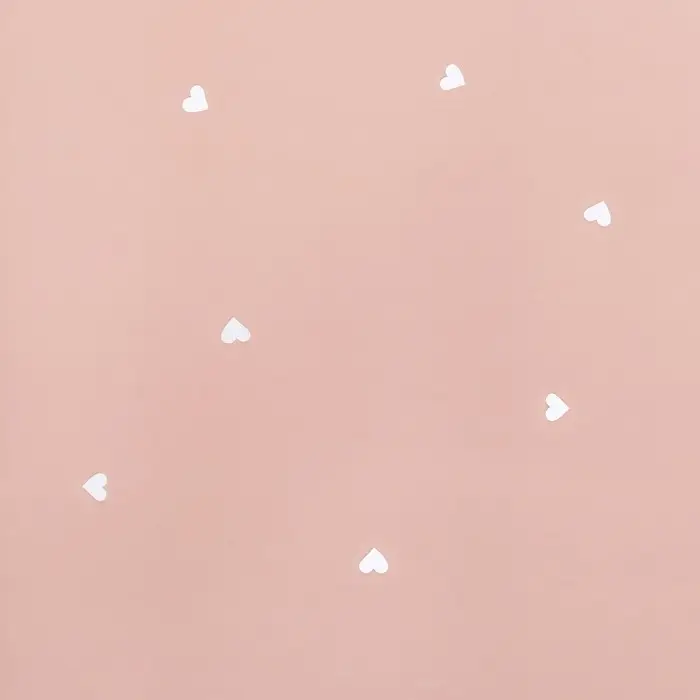 Пленка в листах, 58×58 см, «Сердечки», персиковая, 65 микрон Пленка в листах, 58×58 см, «Сердечки», персиковая, 65 микрон