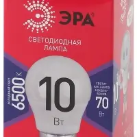 Лампа светодиодная LED 10 Вт 800Лм 6500К шар холодный E27 220-240В LED P45-10W-865-E27 Red Line