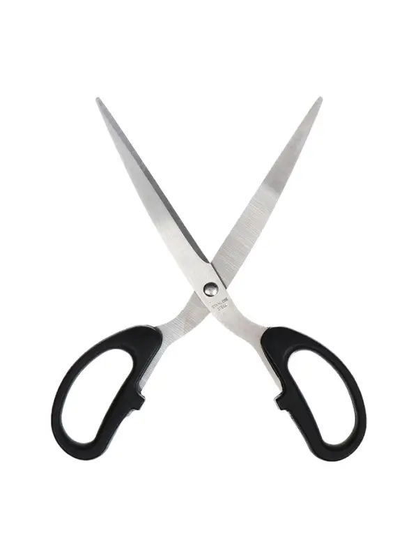 Ножницы канцелярские, 21 см, Calligrata TOP, офисные пластиковые ручки, европодвес