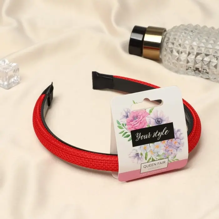 Ободок для волос «Сигрид», рельеф, 1.2 см, МИКС Ободок для волос «Сигрид», рельеф, 1.2 см, МИКС